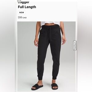 Lululemon dance studio joggers black